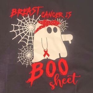 New BREAST CANCER graphic Tshirt